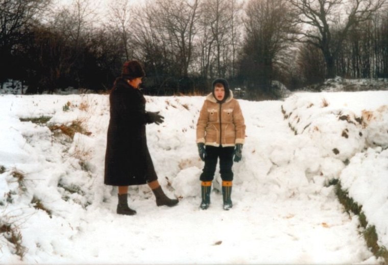 Meine Mutter und ich
Billinghauser Wald
Februar 1983