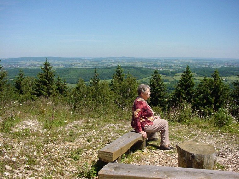 zur velmerstot wanderung mit bin ich zusammen meiner mutter vom rehbergparkplatz zwischen altenbeken und langeland preußischen gewandert zurück ging dann